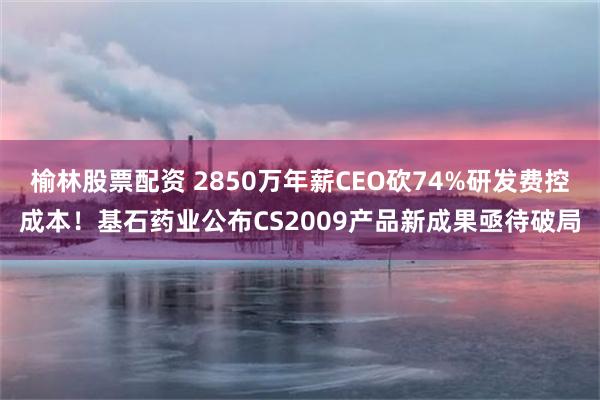 榆林股票配资 2850万年薪CEO砍74%研发费控成本！基石药业公布CS2009产品新成果亟待破局